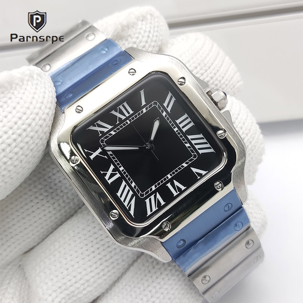 Cartier Watch Tank - Zegarki męskie z kwadratową kopertą, nowy