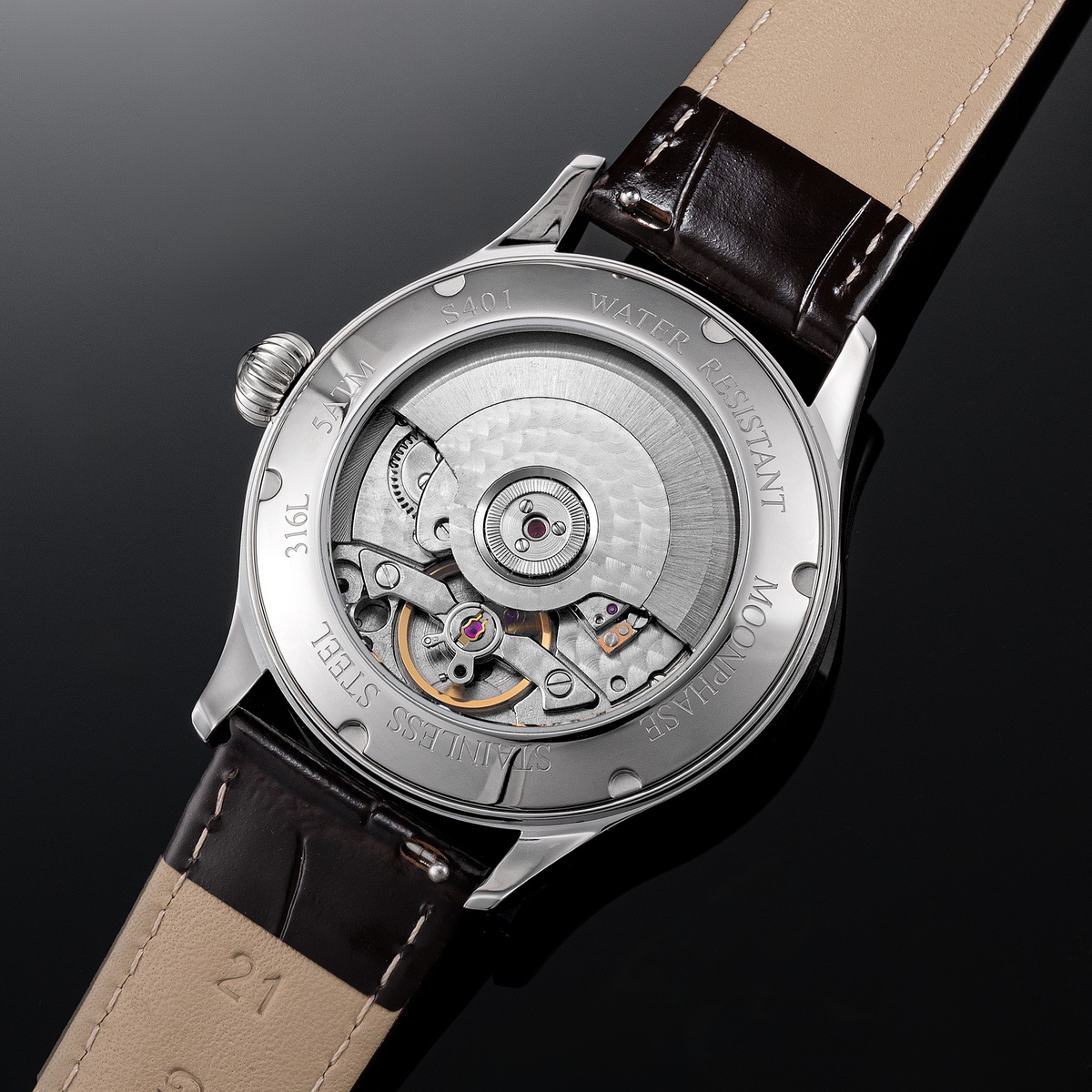 Zegarek męski Sugess z fazami  – Omega Watch Constellation recenzja i cena