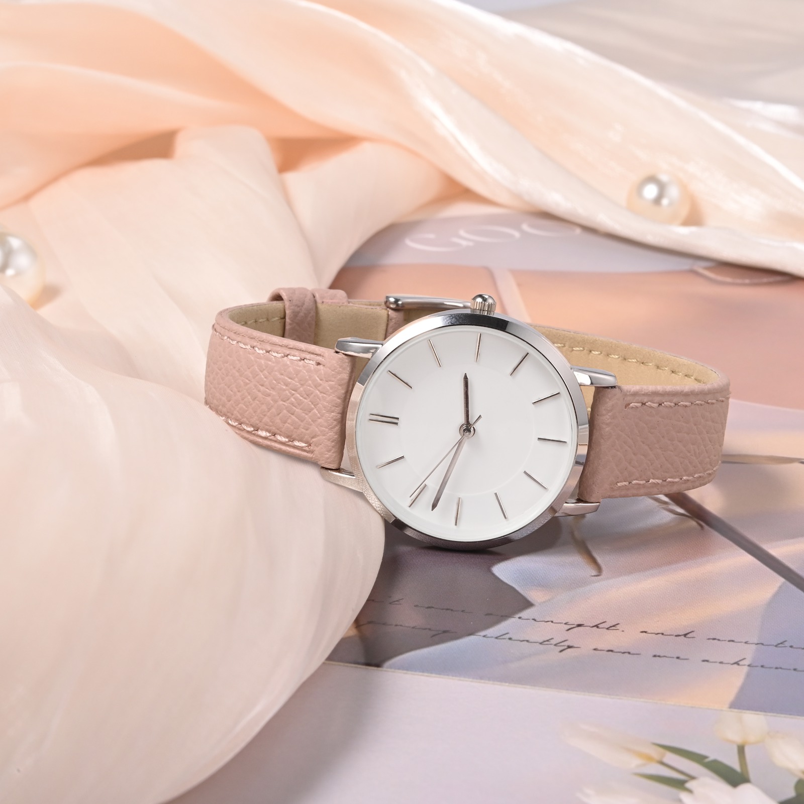 WOCCI Top Grain Leather Watch  – Leather Strap Quick Release recenzja i cena