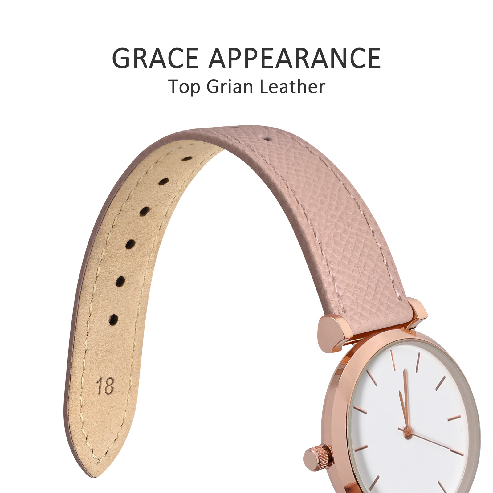WOCCI Top Grain Leather Watch  – Leather Strap Quick Release recenzja i cena