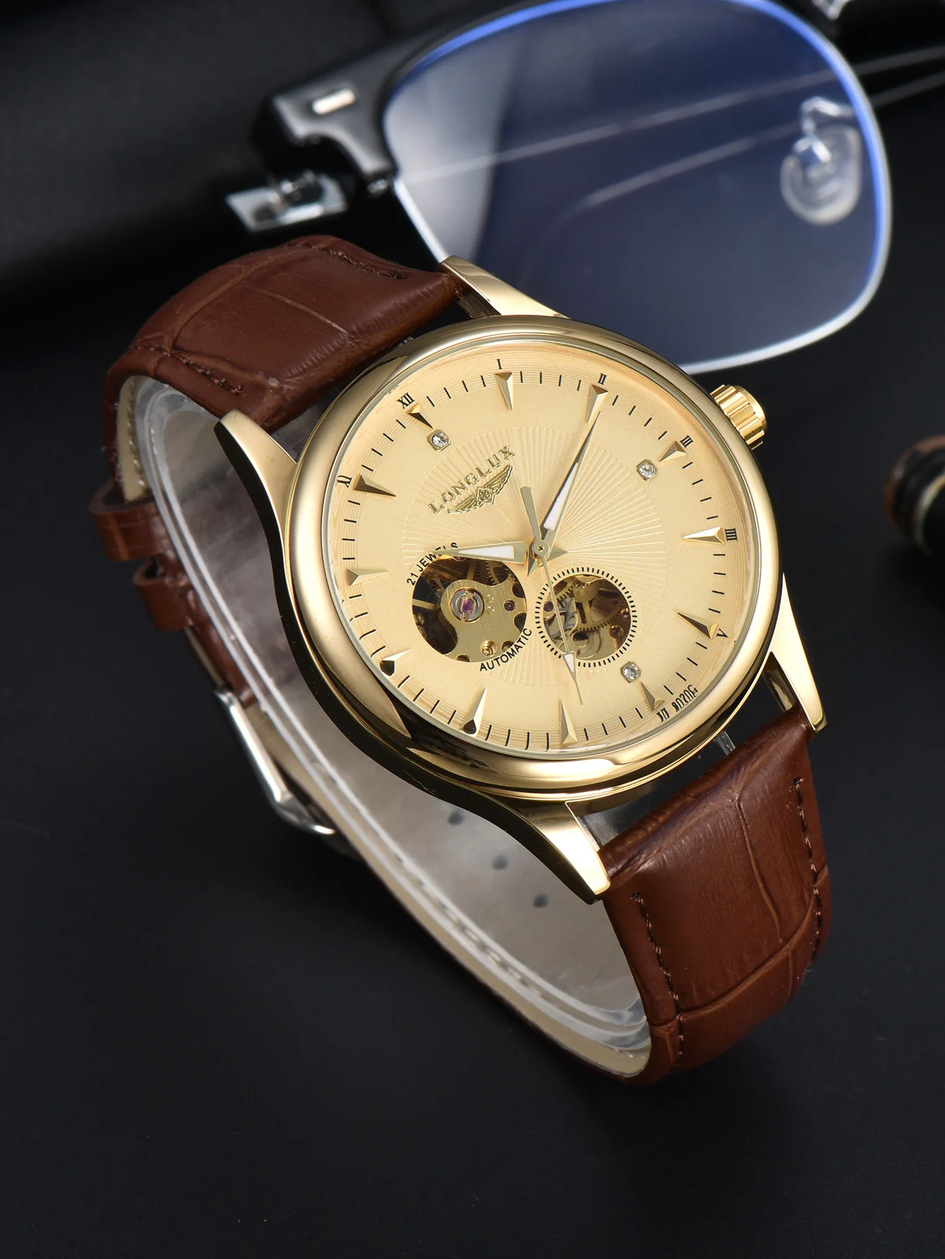 Zegarek automatyczny LONGLUX,  – Omega Watch Constellation recenzja i cena